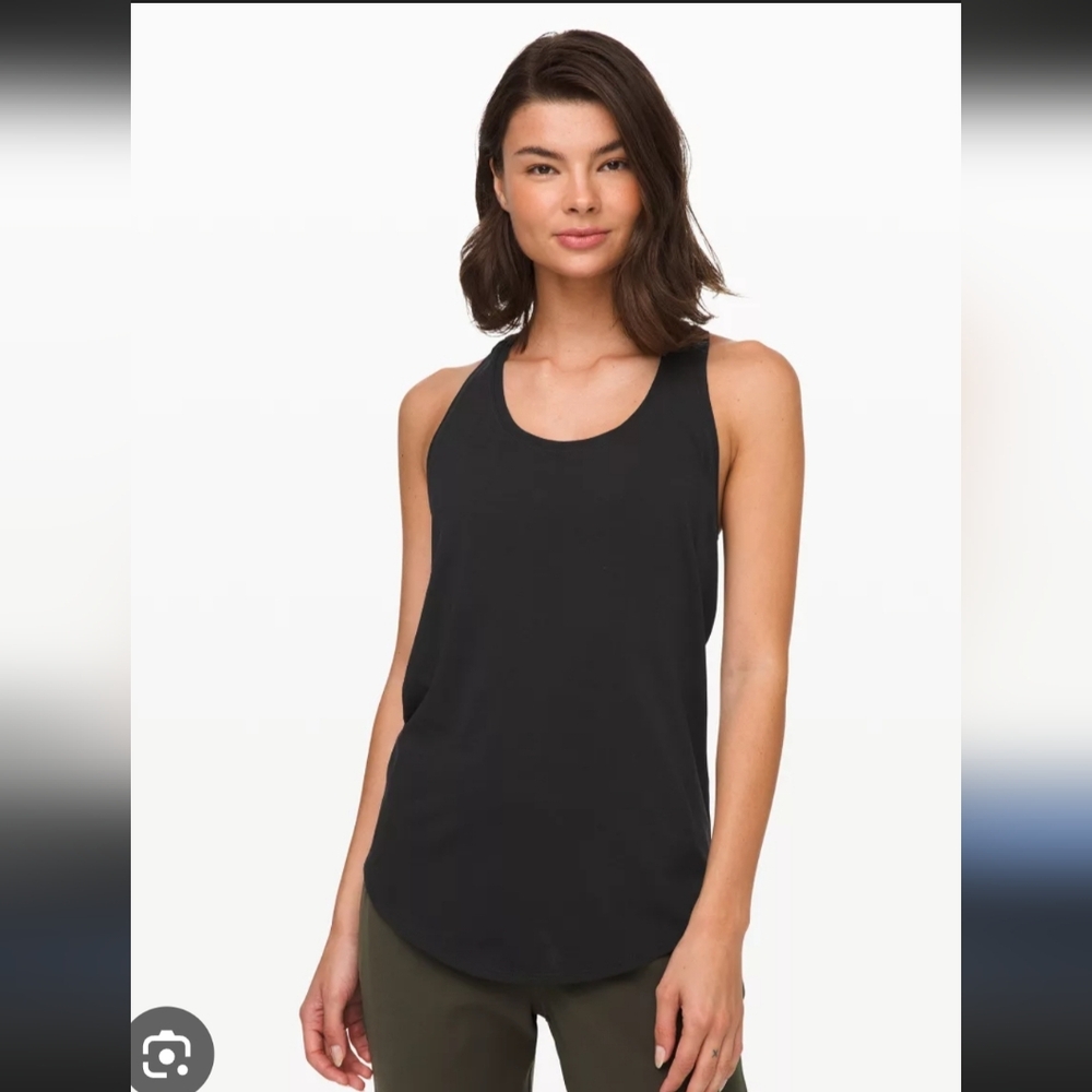 Lululemon Love *Pleated* Tank Top In Black